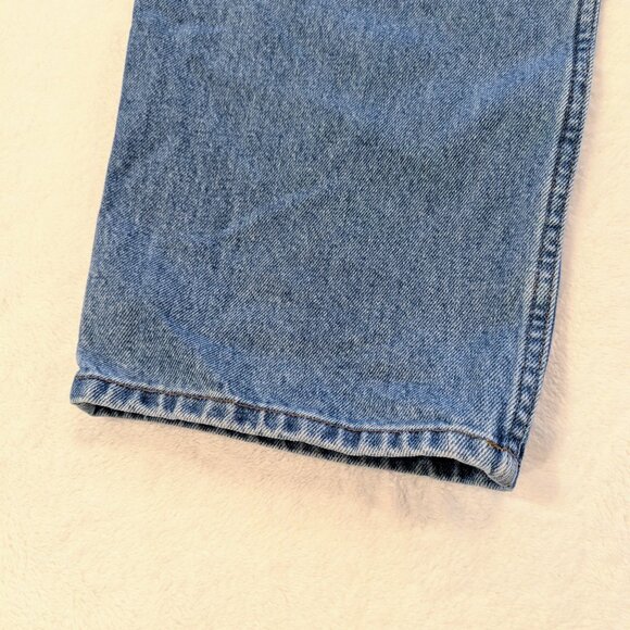 L.L. Bean 44x29 Comfort Waist Jeans Regular Fit Medium Wash 100% Cotton Denim - Picture 9 of 12
